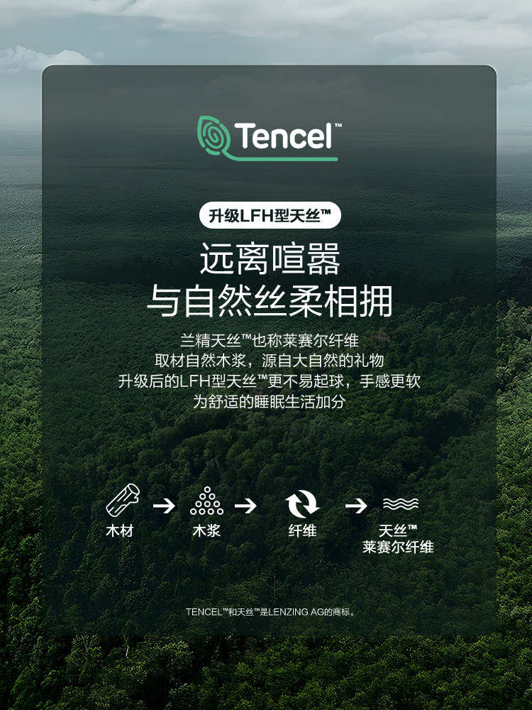 Mercury Home Textiles 100-Count Ultra-Fine Tencel ™ Four-Piece Lyocell Jacquard Luxury Bedding Set