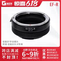 GABALE suitable for Canon EF Manual lenses turn Canon EOS R R5 R6 microsingle switching ring EF-RF
