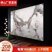 Foshan Lianwen large board tile living room marble floor tiles 900x1800 TV background wall tiles Pandora