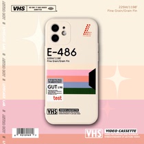 LIVECASE retro tape liquid silicone gel to apply Apple 12PRO MAX mobile phone shell iphone11 softr