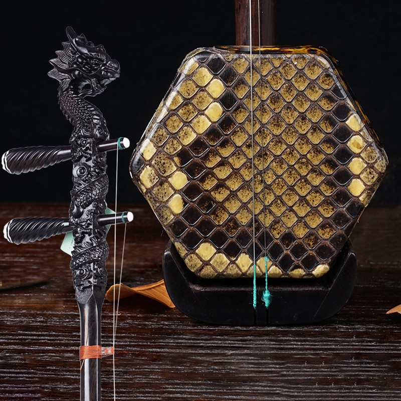 Zhengyintang erhu musical instrument adult professional performance Suzhou factory direct sales ebony ebony leading erhu huqin