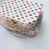 ▲24SS limited new Danish Konges Slojd childrens toy storage box small box retro 2 pieces