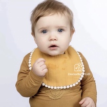 Spot Danish Thatsmine Infant Baby Organic Cotton Side Saliva-Pacifier Chain Suit