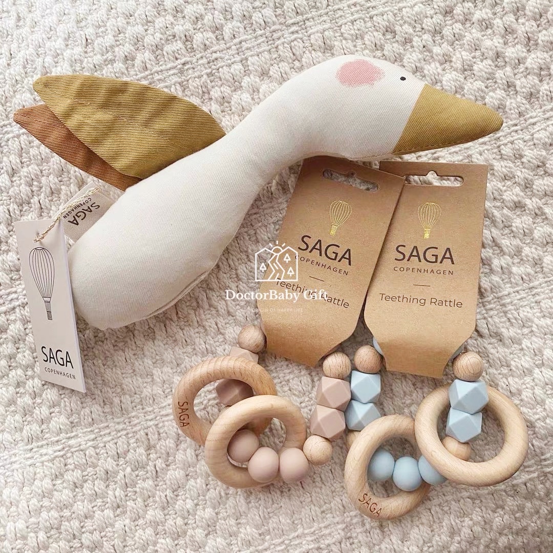 2 1 new spot Danish SAGA Copenhagen baby Organic to appease doll solid denture