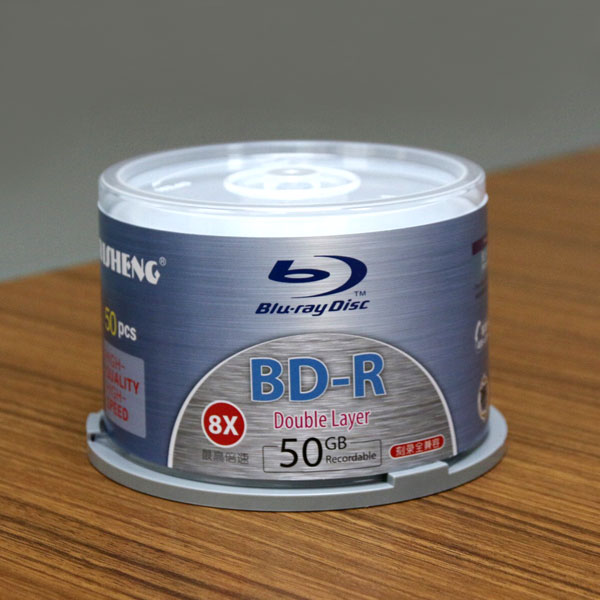 Taiwan's original imported Ryder A 6X Blu-ray burn disc BD-R50G blank CD Blu-ray printable CD