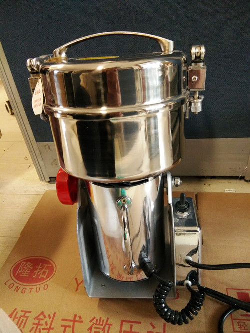 LK-600A摇摆式中药粉碎机、300克不锈钢粉碎机
