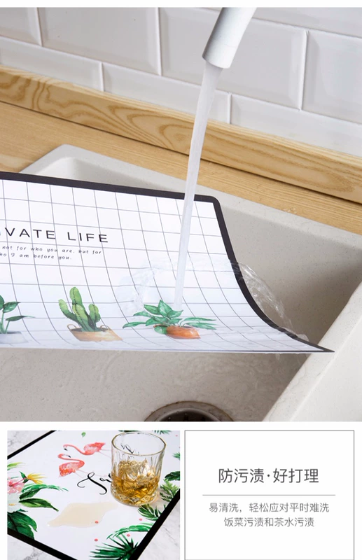 Bán đảo tốt Bắc Âu sáng tạo placemat không thấm nước và chống thấm dầu cách nhiệt pad nhà phương Tây bảng mat tấm pad bảng mat - Khăn trải bàn