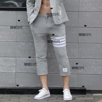 candy Day Thom Browne TB seven points four bars Super fire leisure sports cotton trousers