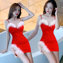 Outleys Annual Meeting Dress Can Wear Menyuan Temperance Shoulder Dew Backs Hanging Dress