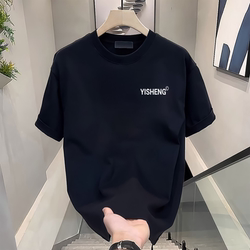 100% Pure Cotton Versatile Short-Sleeve T-Shirt for Men 2026 New Summer Trendy Brand Niche High Street American Style Loose Top ins
