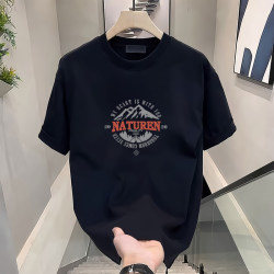 American High Street T-Shirt for Men, Summer Pure Cotton Short-Sleeve Loose Half-Sleeve Trendy Brand Fashion Youth Hong Kong Style Handsome Top