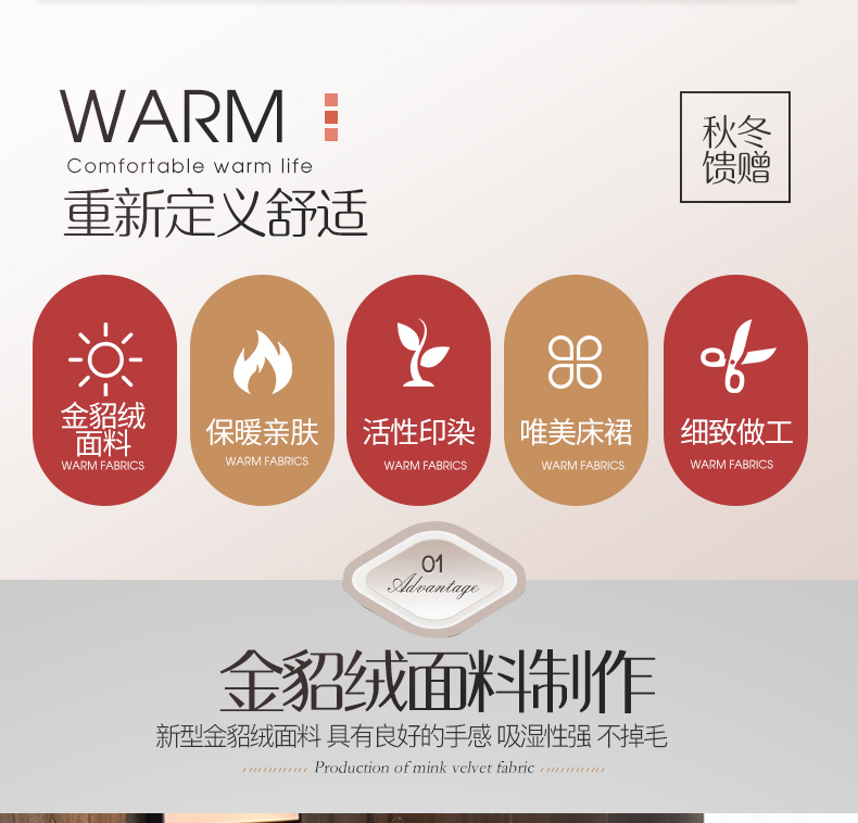 Giường váy một gia đình bốn nhung san hô dày mùa đông chồn vàng cashmere khăn trải giường 1.8m hai mặt Levin luật cashmere flannel chăn - Bộ đồ giường bốn mảnh chăn drap gối nệm
