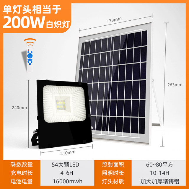 爱德朗 0电费 太阳能庭院感应灯 图1