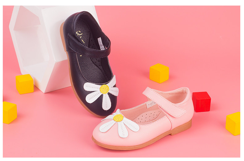 Chaussures enfants en autre ronde suture de voiture pour printemps - semelle tendon - Ref 983622 Image 7