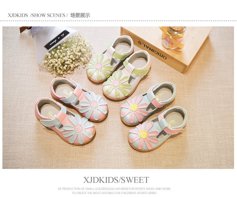 Chaussures enfants en autre ronde suture de voiture pour printemps - semelle tendon - Ref 983352 Image 7