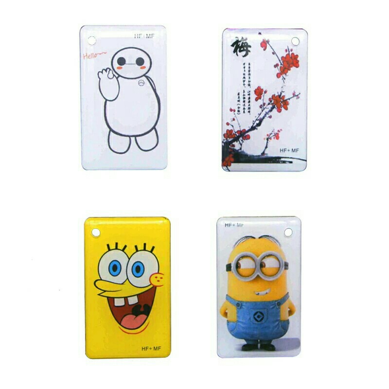 ic id Two-in-one composite card dual-frequency cartoon drop card T5577 UID can be repeatedly erased blank card customization