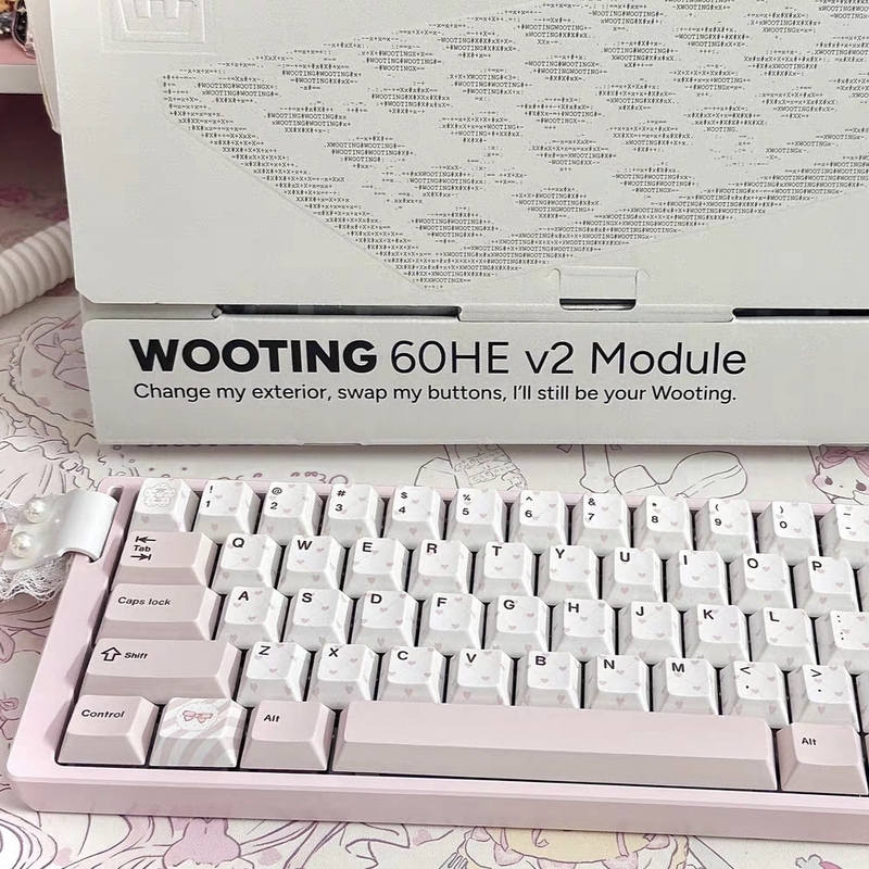 [in Stock  Days for Same-Day Dispatch] Wooting60【V2】Full Magnetic Switch Package, Little Bear Tea Party Top Configuration