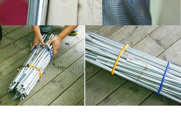 Xuất khẩu Hàn Quốc dây thừng lều đa chức năng dây thừng ràng buộc dây thun quần áo dây cắm trại cắm trại dài đậm 9MM - Lều / mái hiên / phụ kiện lều đèn treo lều cắm trại