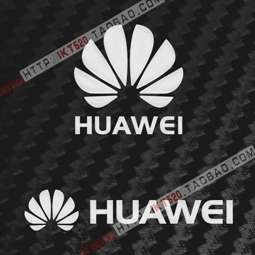 Huawei, металлическая наклейка, мобильный телефон, ноутбук, с печатью вашего логотипа