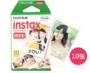 Fuji Polaroid giấy ảnh bên trắng 10 mini7s / 8 / mini25 phim thời gian chụp ảnh trông Li - Phụ kiện máy quay phim instax fujifilm