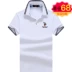 Đầm xòe nam mùa hè đích thực áo thun tay ngắn đính hạt cotton loe XL công sở giản dị áo sơ mi Paul POLO Áo thun nam Hàn Quốc Áo phông ngắn