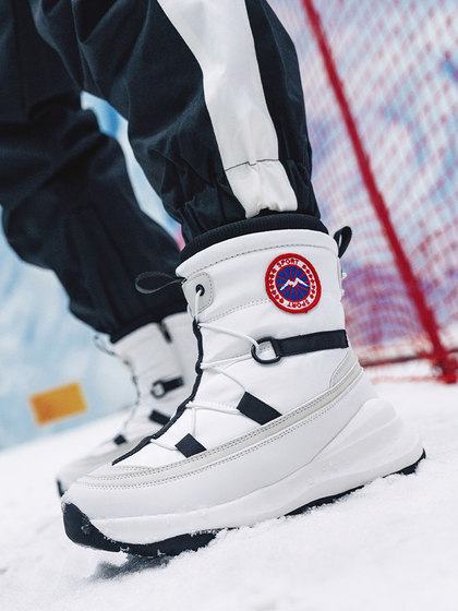 男女同款时尚雪地靴加绒加厚冬季棉靴保暖靴子哈尔滨雪乡旅游棉鞋