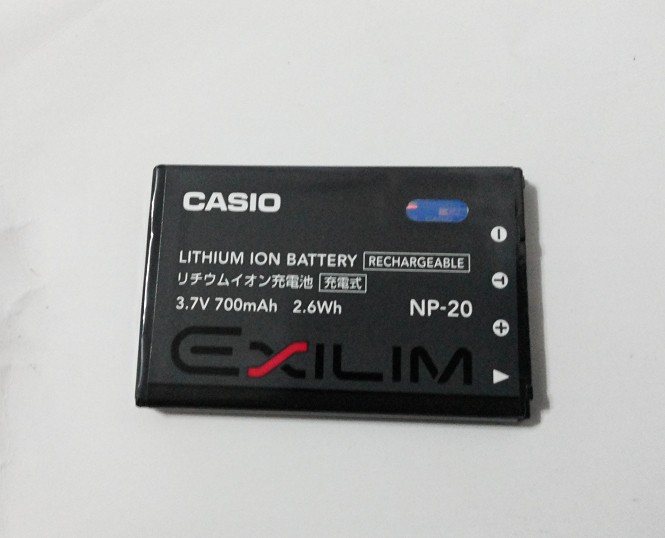 CASIO Pin NP-20 Máy ảnh số EX-S500 S600 S770 Z60 Z65 Z70 Z75 Z77 - Phụ kiện máy ảnh kỹ thuật số túi đựng máy ảnh nhỏ gọn