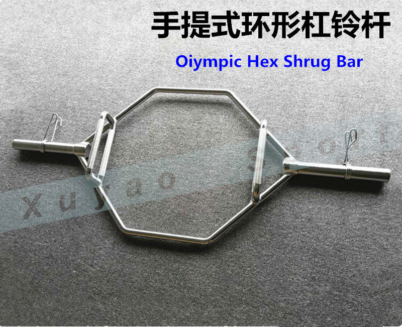 Xuyao ​​ring-shaped barbell bar bold squat Austrian bar hexagonal OB-56 ring bell