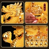 2025 новая копилка-копилка «Зодиакальный дракон» для взрослых, большая вместимость, только внутри и снаружи, украшения для экономии денег для взрослых