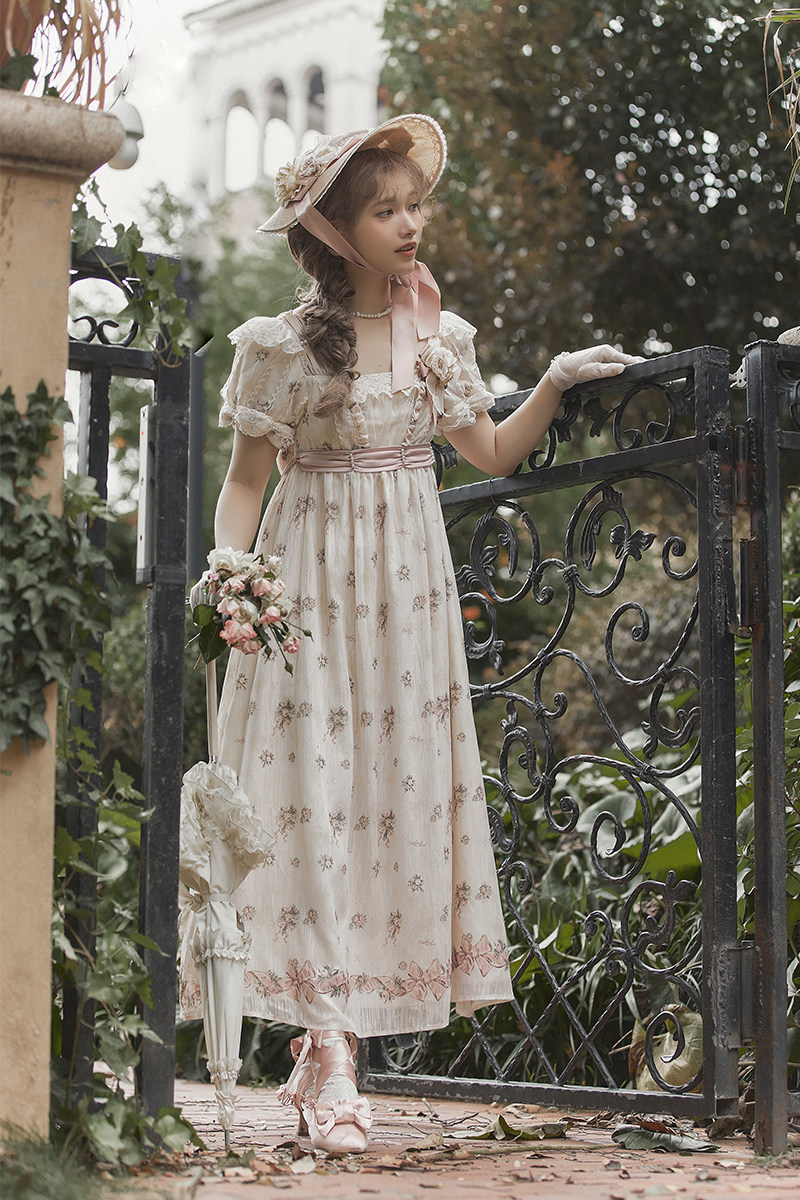 姐妹们冲!Cla系优雅花墙洛丽塔裙子测评,显瘦显气质天花板!👗 -lolita-淘宝好物网