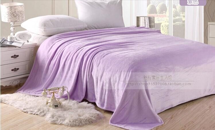 Fale nhung chăn sheets flannel giải trí chăn điều hòa không khí chăn khăn là màu tinh khiết nhung san hô chăn