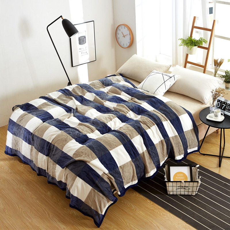 Dày nhung chăn flannel nhung vàng chăn băng nhung nhung san hô giải trí chăn mùa đông sheets