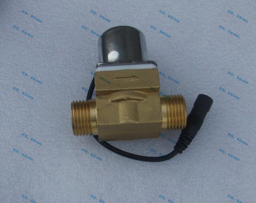 Full copper urinating solenoid valve ceramic small poop sensor solenoid valve coil straight through solenoid valve urinating accessories 6V