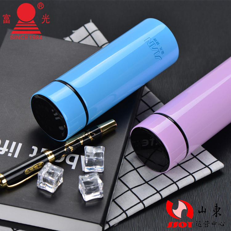 Fuguang Jiajian BJ008 cup vacuum cup 340 400ml straight tube male and female stainless steel couple small thermal cup