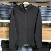 Baleno Benni Road Men Hooded Sweater Autumn and Winter Pure Cardigan Coat Male Simple Sweater