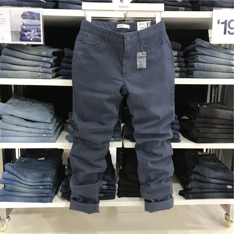 Benny Road 2020 new elastic fit mens pants knit pants trend 88042023