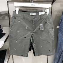 Benny Road summer new pants mens shorts fashion youth stretch casual five-point pants 88010034