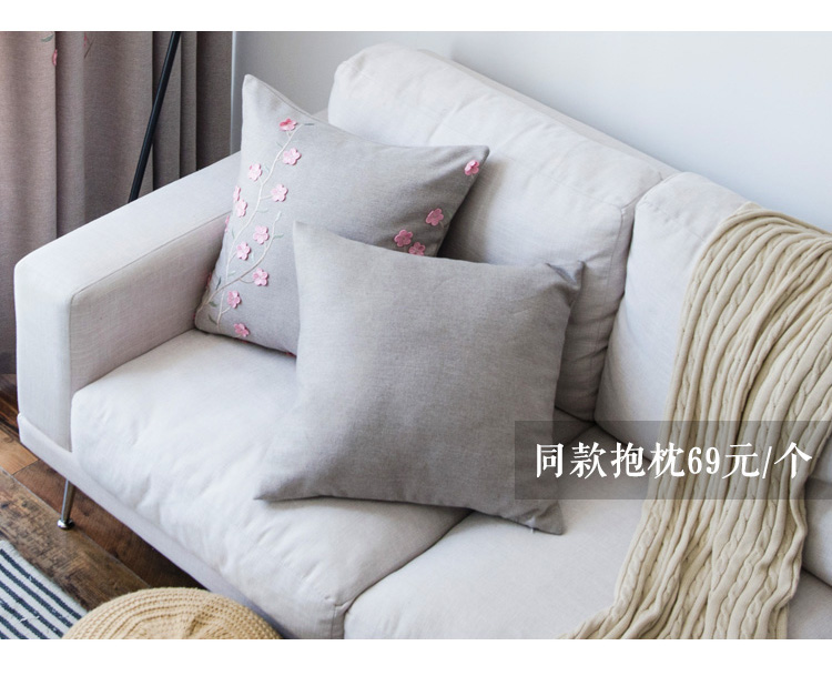Rèm vải mới giả rèm cashmere màn hoàn thành đơn giản hiện đại Mỹ phòng khách rèm sàn - Phụ kiện rèm cửa khung rèm ngăn phòng