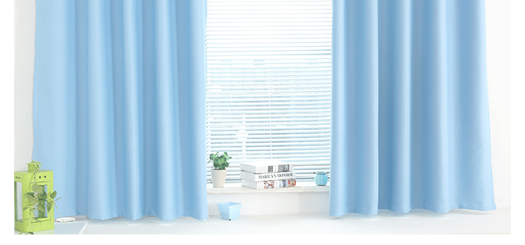 Đơn giản và hiện đại vải đầy đủ rèm cửa màn bóng xong ít vải màu rèm cửa phòng ngủ rèm phòng khách ngắn đặc biệt nổi - Phụ kiện rèm cửa thanh treo rèm cửa đa năng