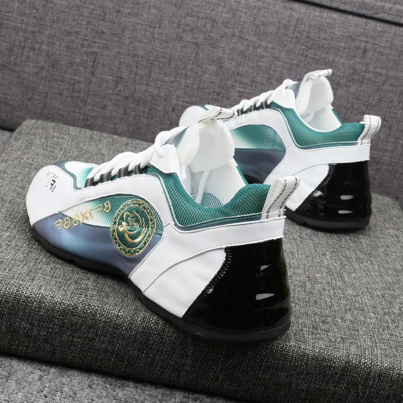 Tide brand same Supreme men's shoes summer mesh breathable inner heightening board shoes ins dad shoes couple sports shoes