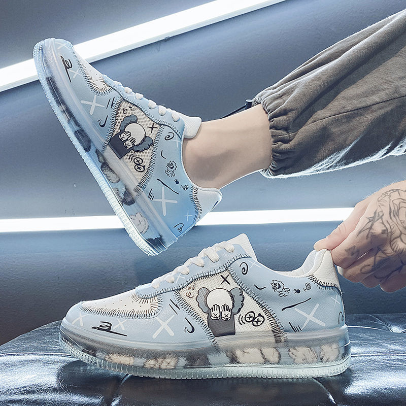 The same fashion brand Supreme men's winter shoes sports shoes men's spring and autumn casual shoes men's thick-soled sneakers men