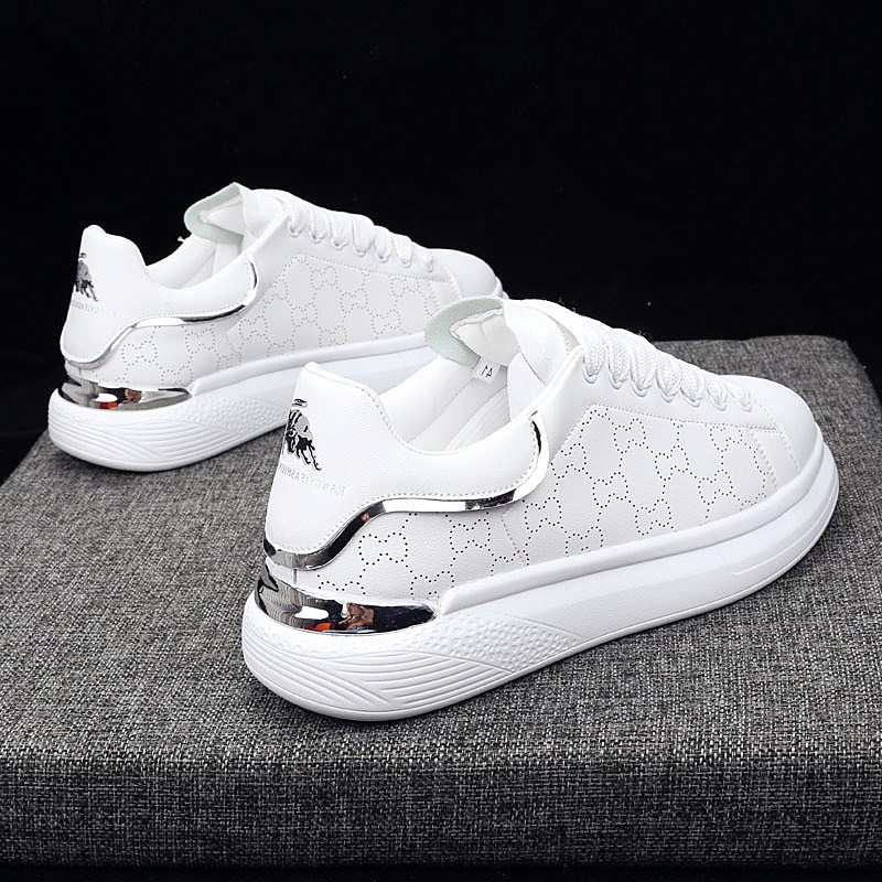 Trendy brand same Supreme small white shoes men's summer men's shoes 2022 new trendy ins all-match thick-soled white sneakers