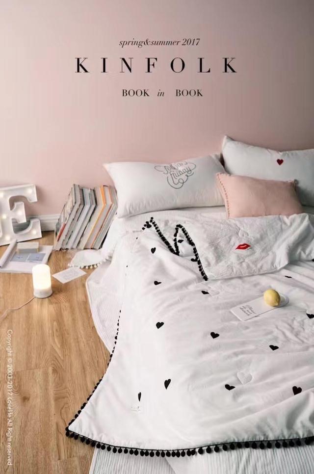Ins lê hoa bóng mùa hè rửa bông macarons cotton điều hòa không khí là mùa hè mát mẻ bởi cổ tích lê hoa bóng quilt 	chăn chần bông hay trần bông	