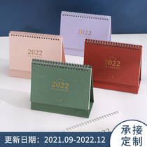 2022 solid color calendar ins style creative desktop calendar small ornaments 2021 office diy plan can be customized