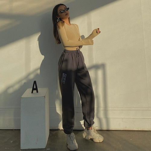 Брендовые штаны для отдыха, оверсайз, по фигуре