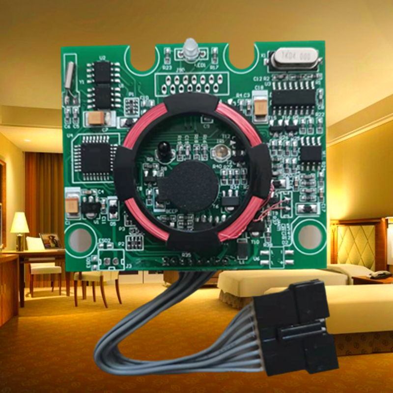 Tongchuang Lingbao Benzhiyuan is the main board of the electronic door lock circuit board of the Plande Meigao Hotel