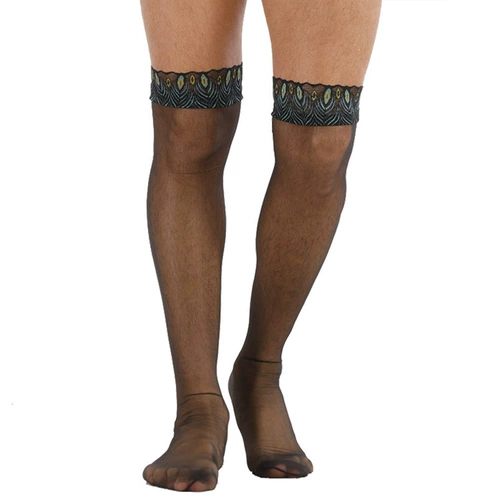 Сексуальные колготки, мужские гольфы, для транссексуалов, эффект подтяжки, длина миди