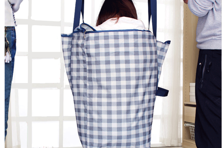 Túi du lịch công suất lớn di chuyển túi đóng gói duffel túi quần áo quilt lưu trữ túi kiểm tra túi vải có thể gập lại tui du lich