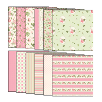 junik journal large size retro material paper powder Deb sticker base hit bottom wrapping paper 12 sheets