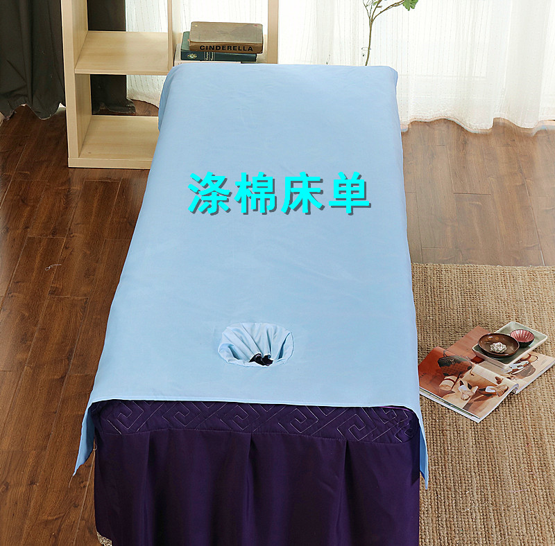 Đặc biệt cung cấp tấm làm đẹp với lỗ làm đẹp thẩm mỹ đặc biệt vật lý trị liệu massage giường tấm pha lê nhung ngắn sang trọng tấm - Khăn trải giường ga trải giường thắng lợi
